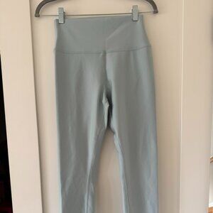 ALO High Waist Ankle Leggings Mint Green Spearmint Yoga Stretch pant Large